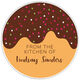 Frosting with Sprinkles Round Gift Stickers Image 2 of 2
